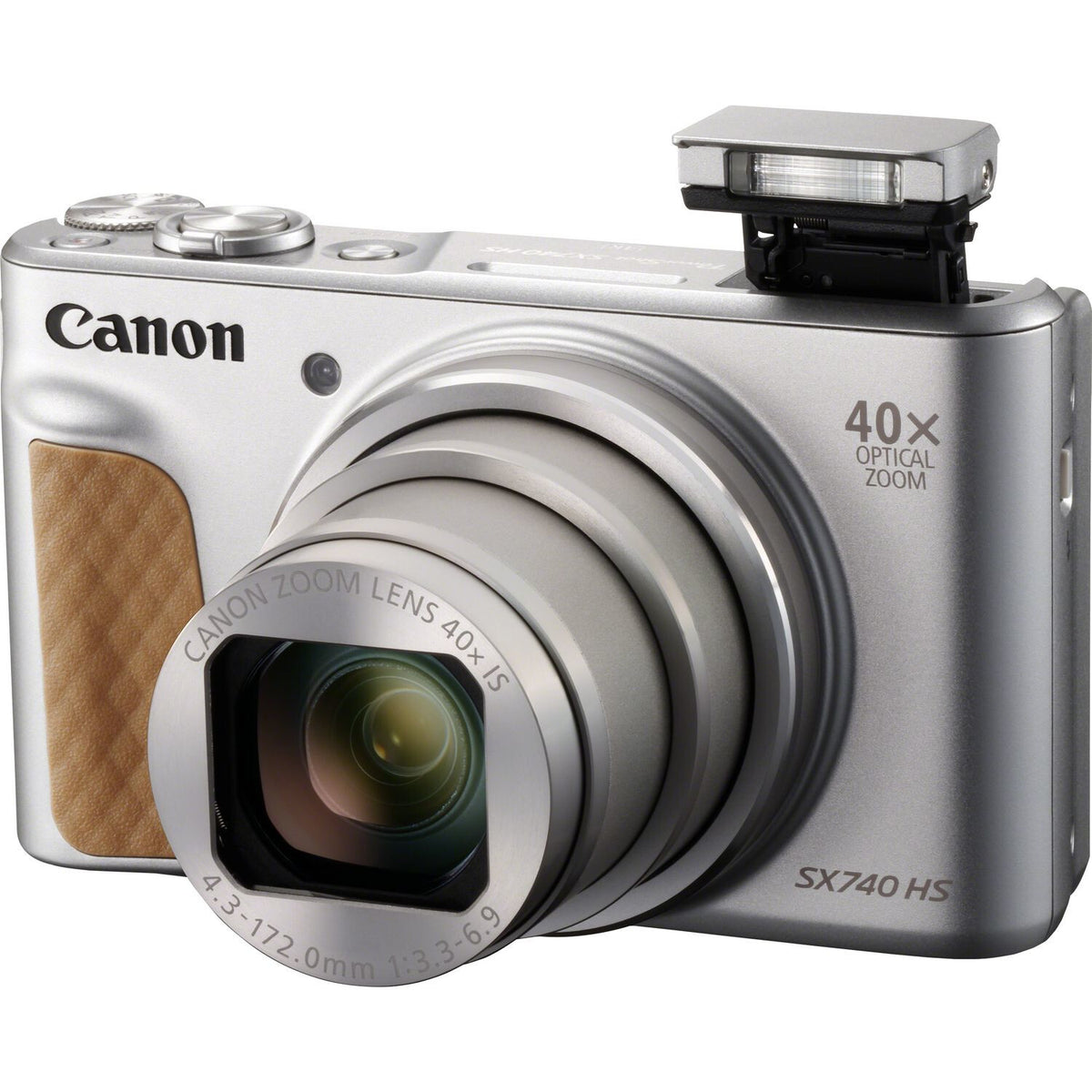 Canon PowerShot SX740 HS 1/2.3" Compact camera 20.3 MP CMOS 5184 x 3888 pixels Brown, Silver