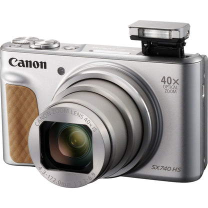 Canon PowerShot SX740 HS 1/2.3" Compact camera 20.3 MP CMOS 5184 x 3888 pixels Brown, Silver