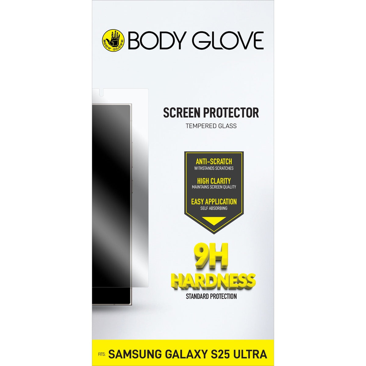 Bodyglove Body Glove Tempered Glass Screen Protector - Samsung Galaxy S25 Ultra - Clear