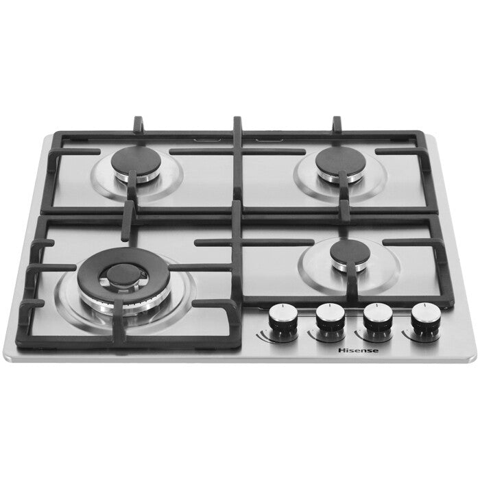 Hisense HHU60GAGR hob Stainless steel Built-in 60 cm Gas 4 zone(s)