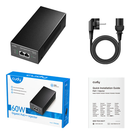 Cudy POE300 PoE adapter Gigabit Ethernet 50 V