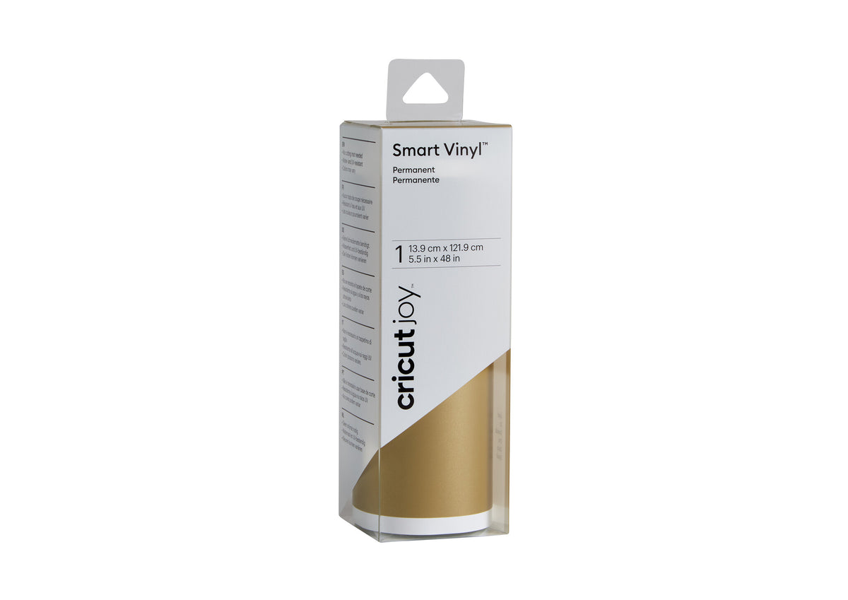 Cricut Joy Smart Vinyl Permanent 5.5x48" (Gold)