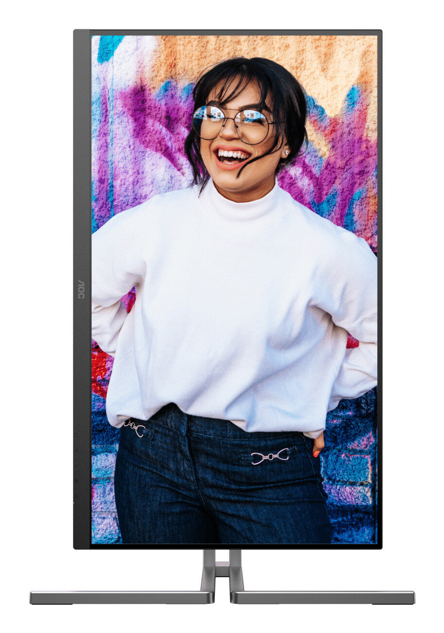 AOC U3 U27U3XD computer monitor 68.6 cm (27") 3840 x 2160 pixels 4K Ultra HD LED Black, Grey