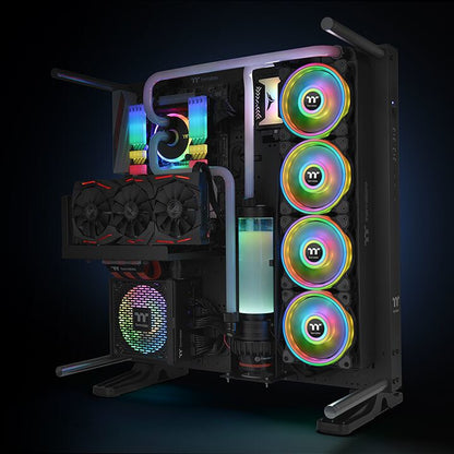Thermaltake Riing Quad 14 RGB Computer case Fan 14 cm Black