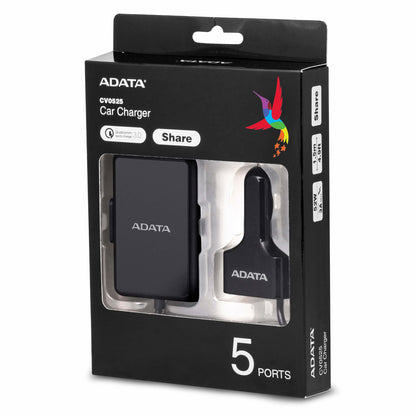ADATA CV0525 Universal Black Cigar lighter Fast charging Auto