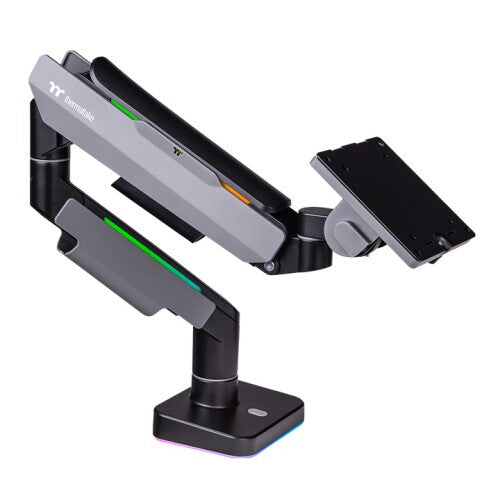 Thermaltake GEA-MSR-SMSBLK-01 monitor mount / stand 124.5 cm (49") Desk Black, Grey