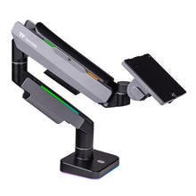 Thermaltake GEA-MSR-SMSBLK-01 monitor mount / stand 124.5 cm (49") Desk Black, Grey