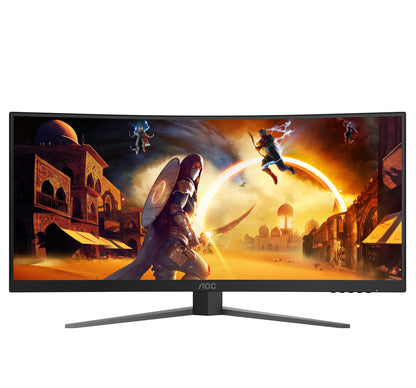AOC G4 34" VA UWQHD 200Hz computer monitor 86.4 cm (34") 3440 x 1440 pixels UltraWide Quad HD LCD Black, Red