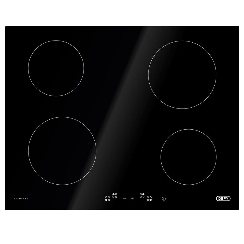 Defy DHD406A hob Black Built-in Ceramic hob 4 zone(s)