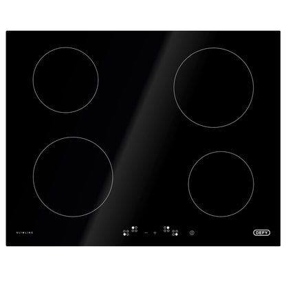 Defy DHD406A hob Black Built-in Ceramic hob 4 zone(s)