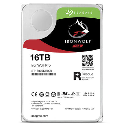 Seagate IronWolf Pro ST16000NT001 internal hard drive 16 TB 7200 RPM 256 MB 3.5" Serial ATA III