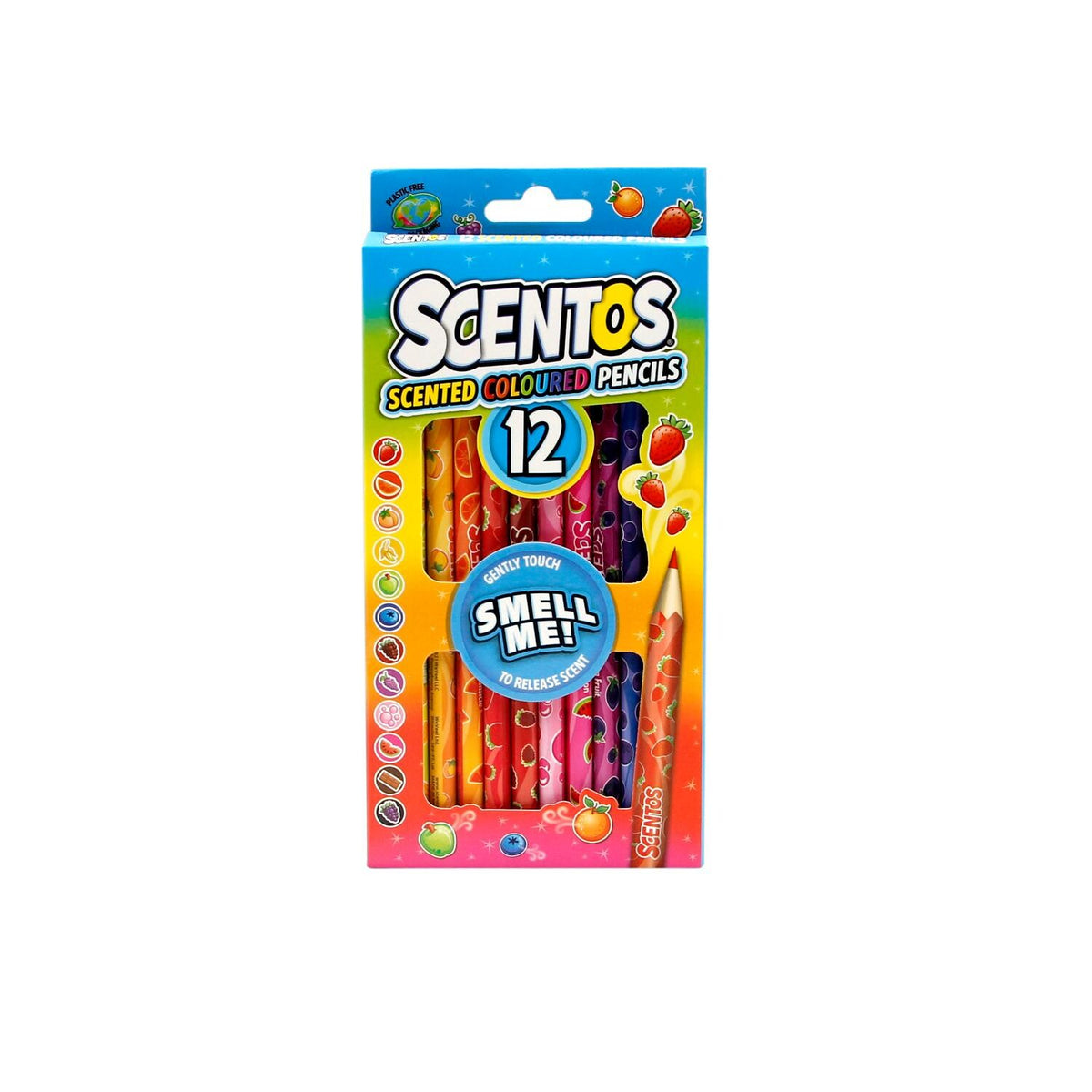 Scentos Scented Colouring Pencils 12-Pack