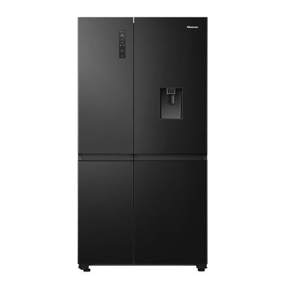 Hisense H800SB-WD side-by-side refrigerator Freestanding 631 L Black, Stainless steel