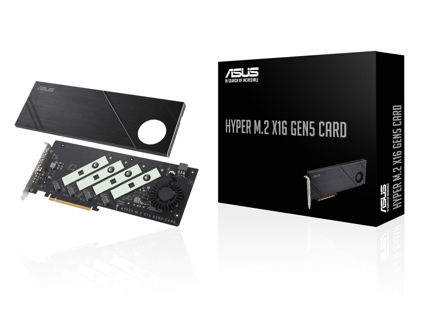 ASUS Hyper M.2 x16 Gen5 Card interface cards/adapter Internal