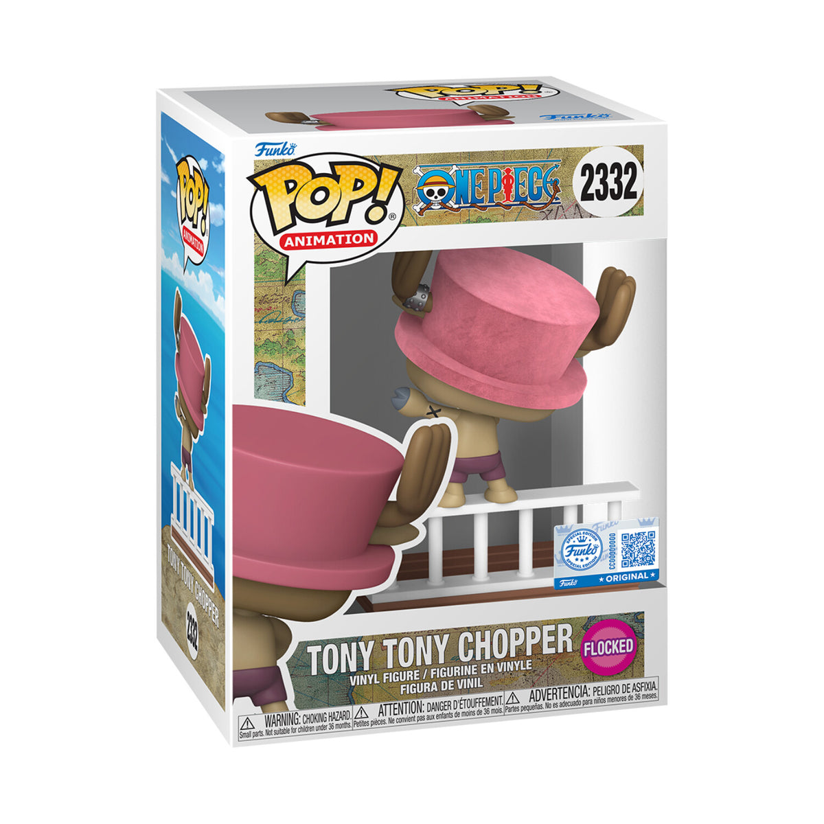 Funko Pop! Animation: One Piece - Chopper (Going Merry) (Flocked)(Special Edition)