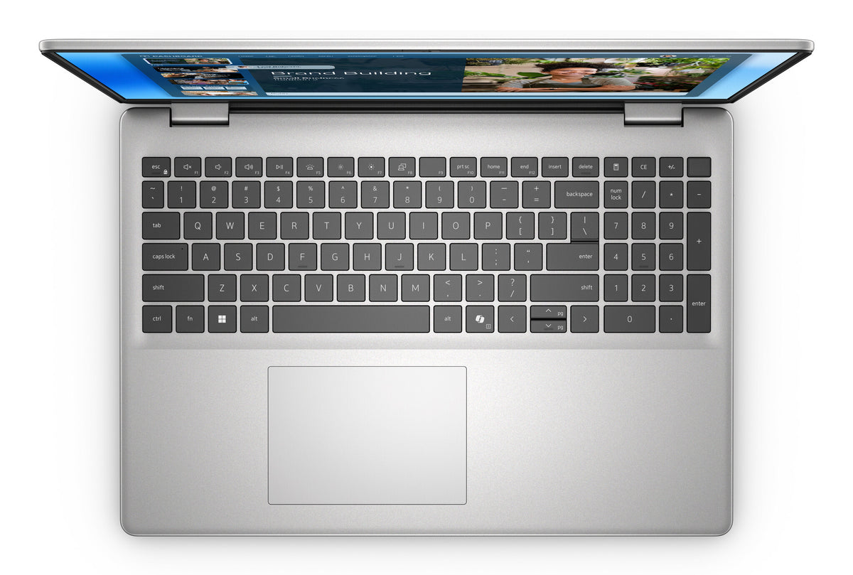DELL EMCDC16251 Intel Core 7 150U Laptop 40.6 cm (16") Full HD+ 16 GB DDR5-SDRAM 512 GB SSD Wi-Fi 6E (802.11ax) Windows 11 Pro Platinum, Silver