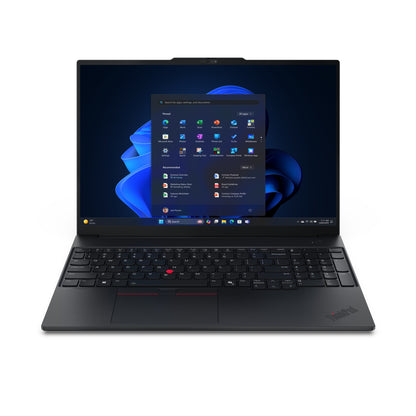 Lenovo ThinkPad E16 Gen 3 (Intel) Copilot+ PC Intel Core Ultra 7 256V Laptop 40.6 cm (16") WUXGA 16 GB LPDDR5x-SDRAM 1 TB SSD Wi-Fi 6E (802.11ax) Windows 11 Pro English Black