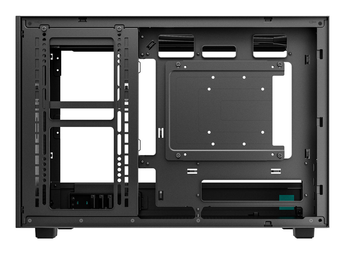 DeepCool CH260 WOOD Micro Tower Black, Wood