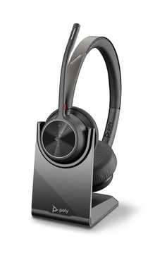 HP Poly Voyager 4320 Microsoft Teams Certified Headset +BT700 dongle +Charging Stand