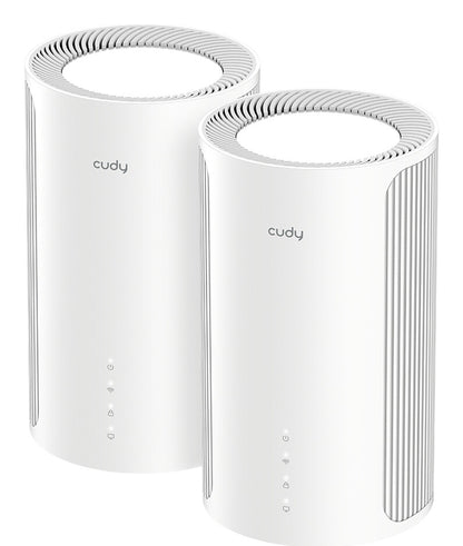 Cudy BE6500 2.5G Mesh Wi-Fi 7 System, M6500 1.0, 2-Pack Dual-band (2.4 GHz / 5 GHz) Wi-Fi 7 (802.11be) White 4 Internal