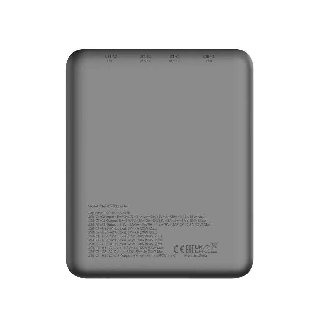Canyon PB-2008 20000 mAh Dark Grey