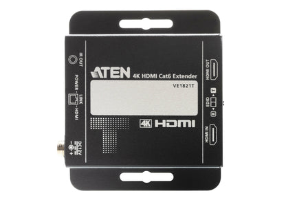 ATEN VE1821-AT-G AV extender AV transmitter & receiver Black