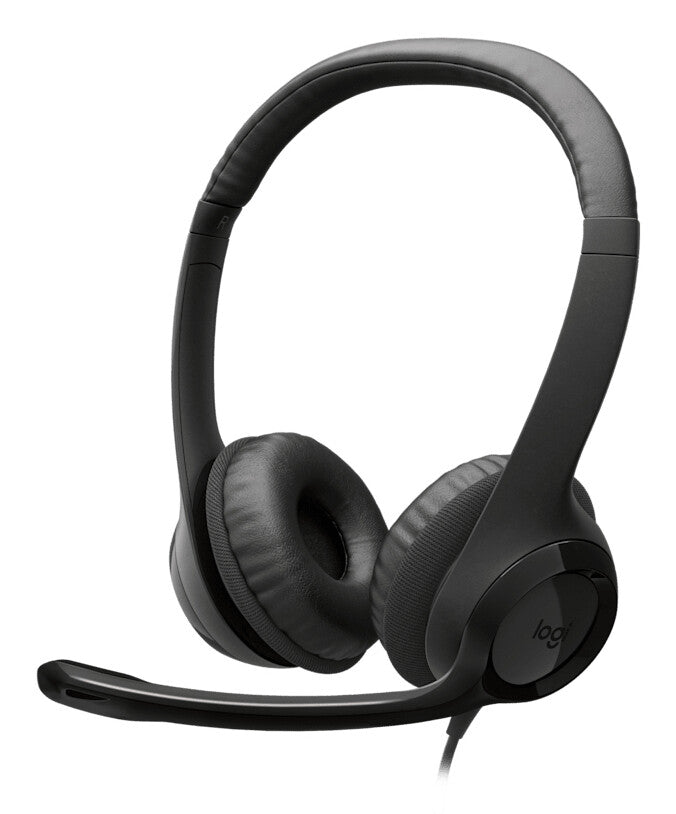 Logitech H390 USB Headset Wired Head-band Calls/Music USB Type-C Black