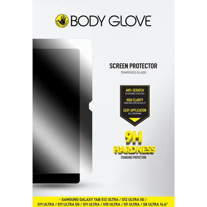 Bodyglove Body Glove Tempered Glass Screen Protector - Samsung Galaxy Tab S11 Ultra / S10 Ultra / S9 Ultra / S8 Ultra - Clear