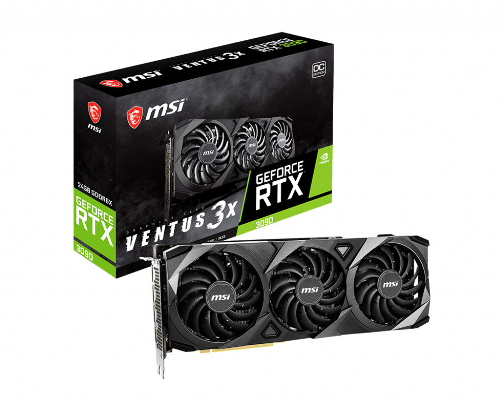 MSI VENTUS GeForce RTX 3090 3X 24G OC NVIDIA 24 GB GDDR6X