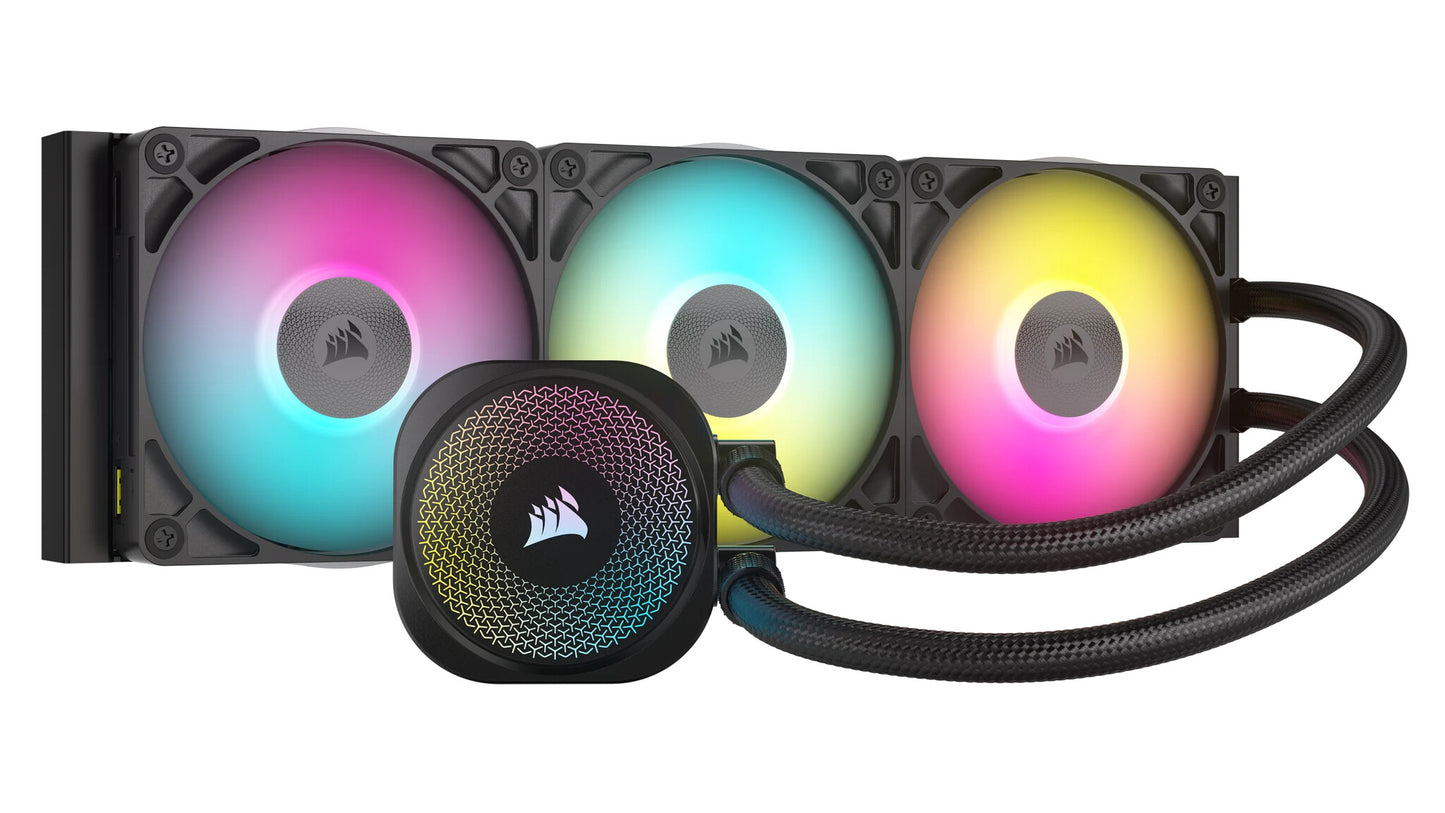 Corsair iCUE LINK TITAN RX RGB Processor All-in-one liquid cooler 12 cm Black 1 pc(s)