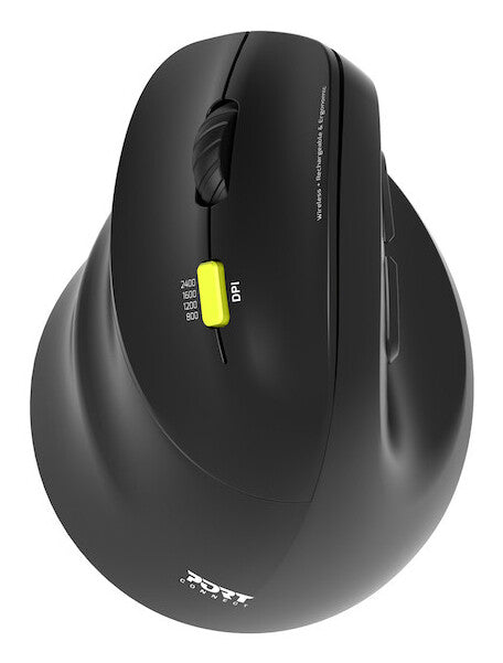 Port Designs 910008 mouse Universal Left-hand RF Wireless + Bluetooth Optical 2400 DPI