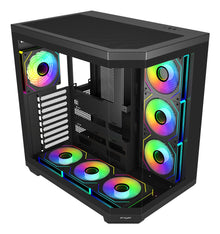 FSP U580-BA Case Full Tower mITX, mATX, ATX (BTF) Black ARGB