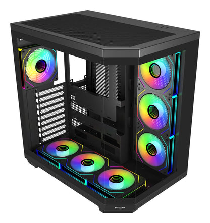 FSP U580-BA Case Full Tower mITX, mATX, ATX (BTF) Black ARGB