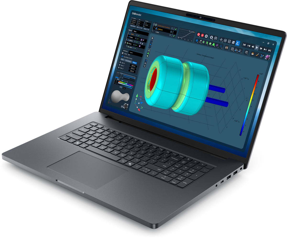 DELL Pro Max 18 Plus MB18250 Intel Core Ultra 7 265HX Mobile workstation 45.7 cm (18") Quad HD+ 32 GB DDR5-SDRAM 512 GB SSD NVIDIA RTX PRO 2000 Blackwell Wi-Fi 7 (802.11be) Windows 11 Pro English Black