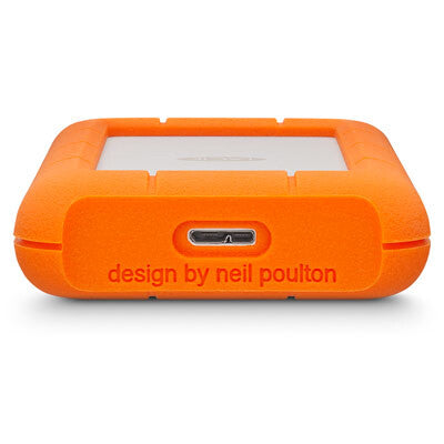 LaCie Rugged Mini external hard drive 2 TB 5400 RPM Micro-USB B 3.2 Gen 1 (3.1 Gen 1) Orange, Silver