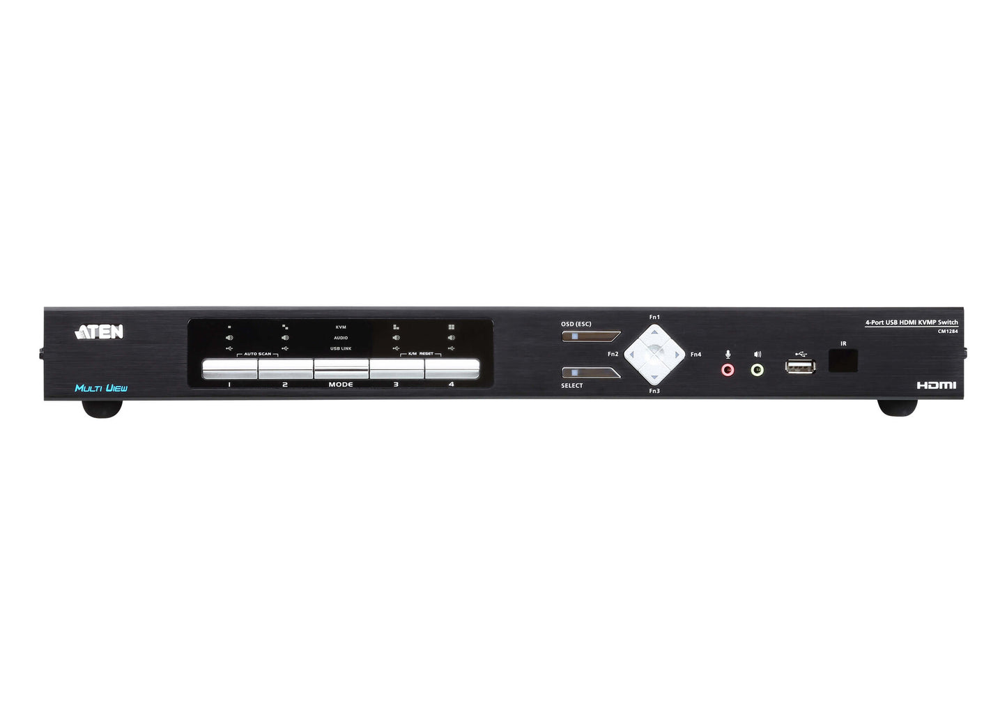 ATEN 4-Port USB HDMI Multi-View KVMP Switch