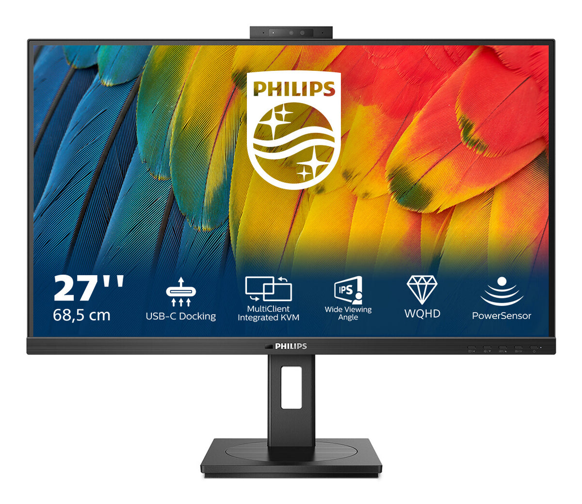 Philips 5000 series 27B1U5601H/75 computer monitor 68.6 cm (27") 2560 x 1440 pixels Quad HD LCD Black