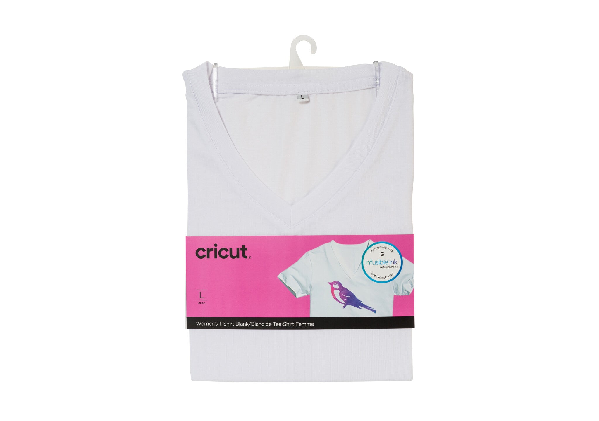 Cricut Infusible Ink Women's White T-Shirt (L)
