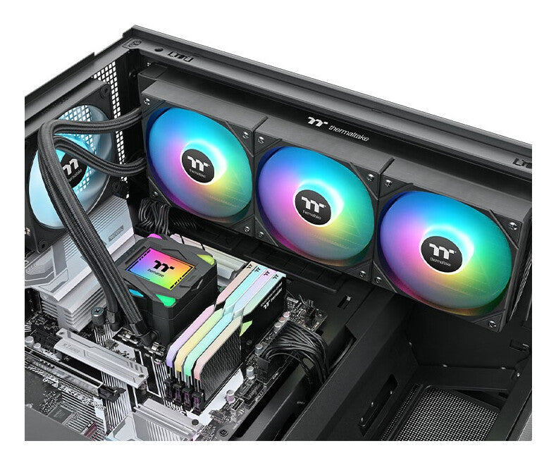 Thermaltake LA360 ARGB Motherboard Liquid cooling kit 12 cm Black 1 pc(s)