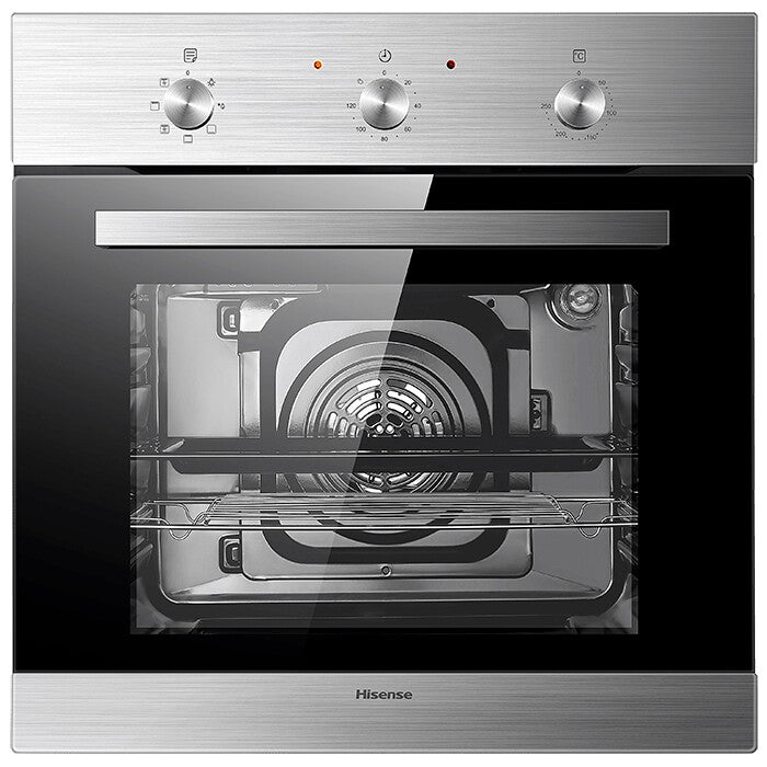Hisense HBO60203 oven 61 L 2900 W Black, Stainless steel