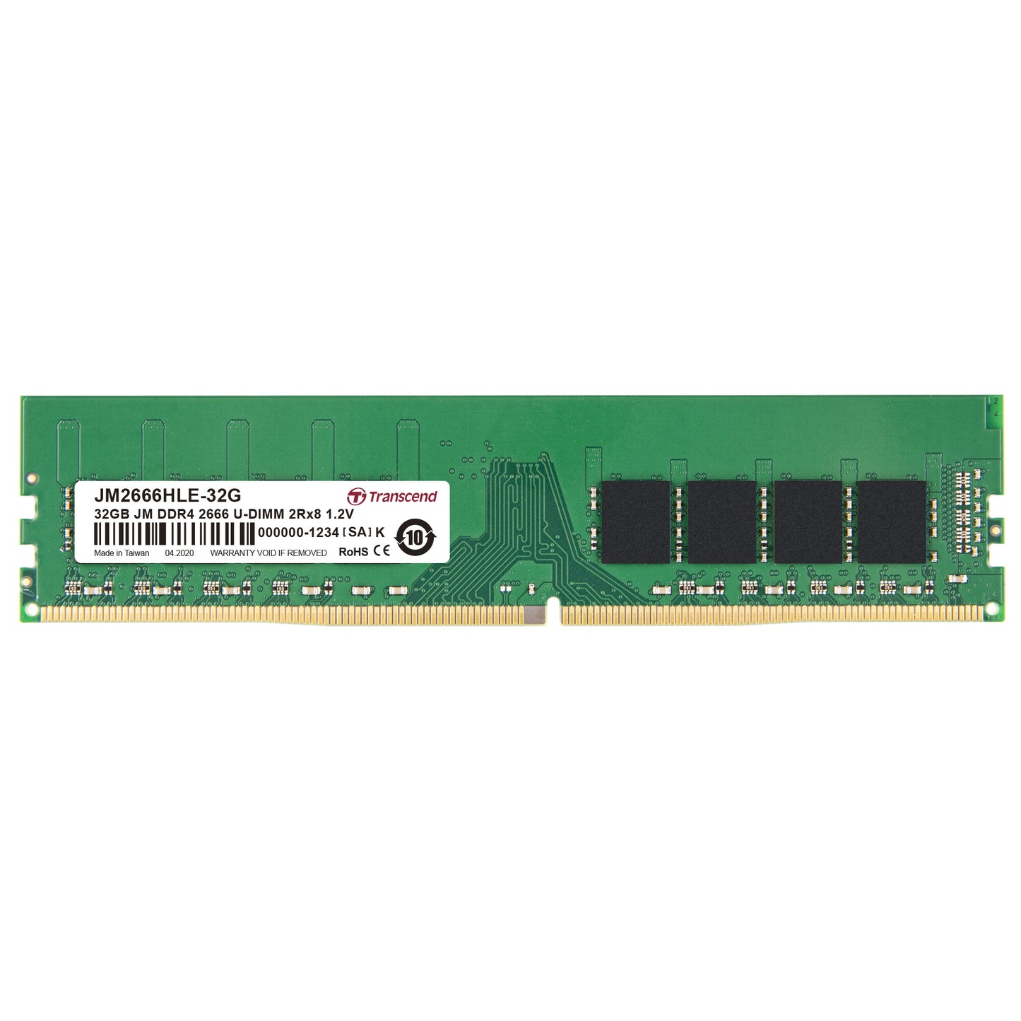 Transcend JetRam DDR4-2666 U-DIMM 32GB
