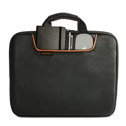 Everki EKF808S13B laptop case 33.8 cm (13.3") Sleeve case Black, Orange