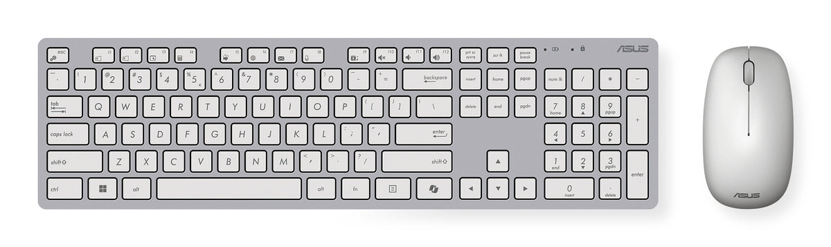 ASUS W5000 Wireless and Mouse Set keyboard Mouse included Universal RF Wireless White