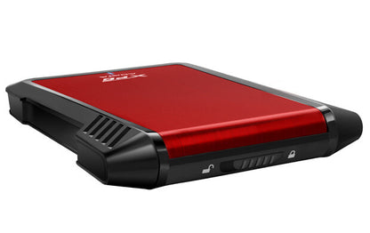 ADATA EX500 HDD/SSD enclosure Black, Red 2.5"
