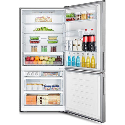 Hisense H610BS-WD fridge-freezer Freestanding 463 L A Stainless steel