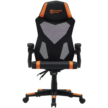 Canyon Flow MCH01 Gaming armchair Hard seat Black, Orange
