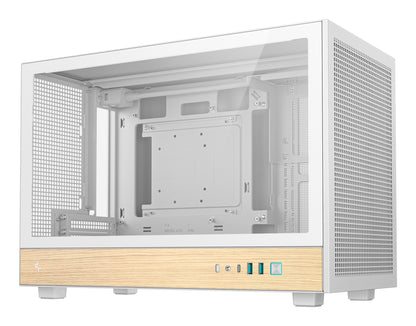 DeepCool CH260 WOOD WH Desktop White, Wood