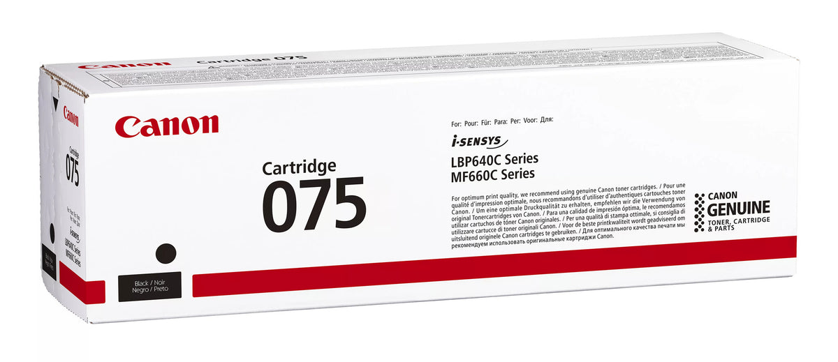 Canon 075 toner cartridge 1 pc(s) Original Black