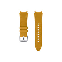 Samsung Classic Hybrid Leather Watch Strap (S/M) - Samsung Galaxy Watch 4 - Mustard