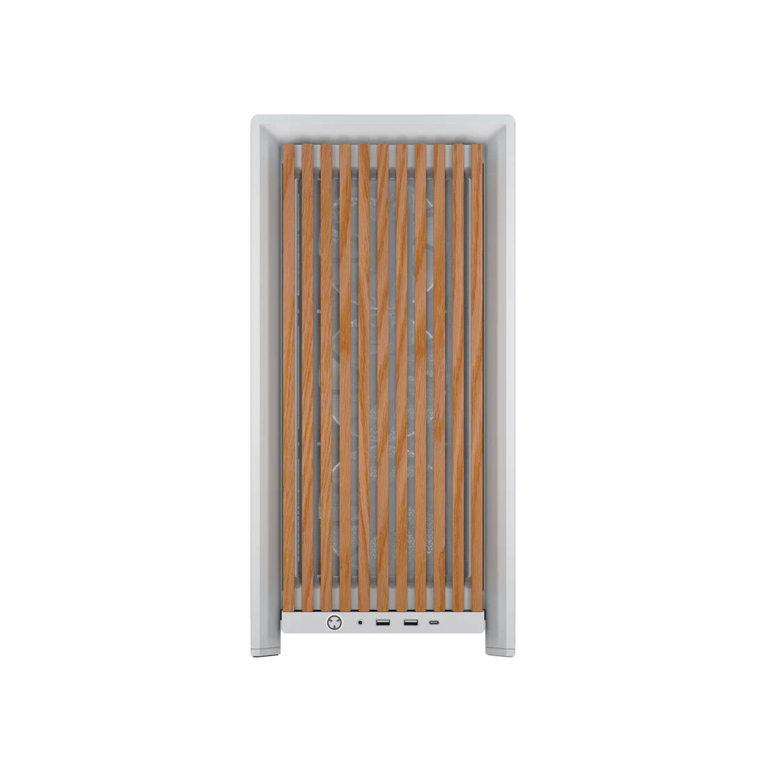 Corsair FRAME 4000D WOOD RS Midi Tower Wood, White